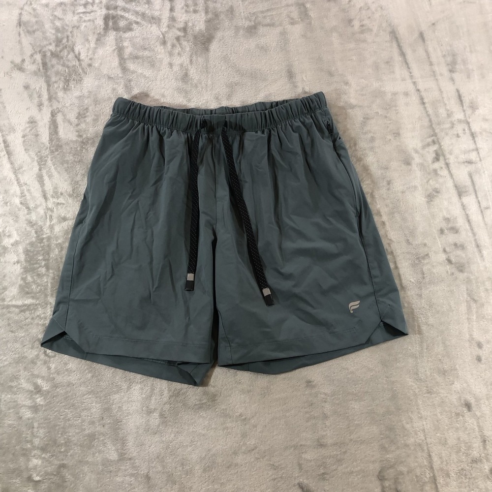 Fabletics Shorts Mens XS Green Lined 7 Inch Inseam Athletic Running Gym